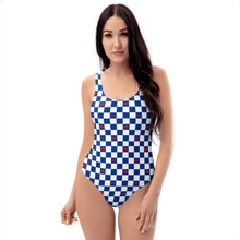 Load image into Gallery viewer, White BUF Checker Swim
