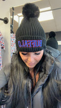 Load image into Gallery viewer, Embroidered Pom Beanie
