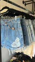 Load image into Gallery viewer, Upcycled Levi Denim Shorts - daxl Boutique
