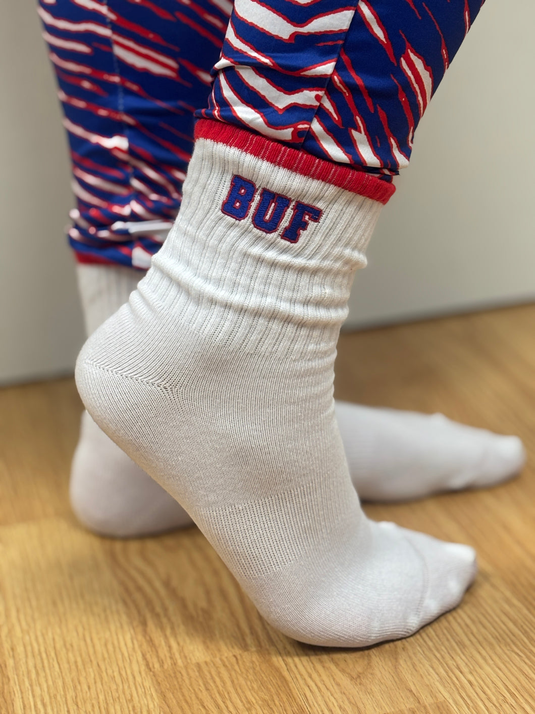 BUF embroidered socks - daxl Boutique