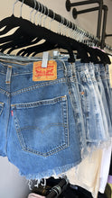 Load image into Gallery viewer, Upcycled Levi Denim Shorts - daxl Boutique
