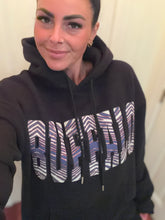 Load image into Gallery viewer, Embroidered Stripe Hoodie
