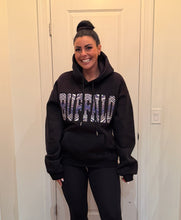 Load image into Gallery viewer, Embroidered Stripe Hoodie
