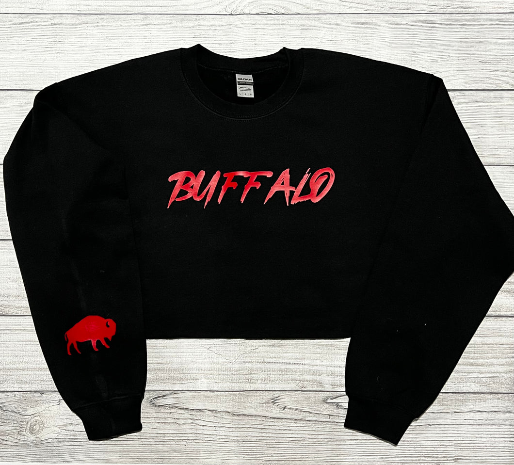 Black Buffalo Crop - daxl Boutique